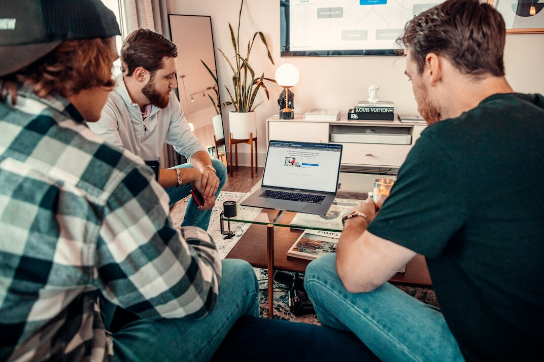 group of programmers collaborating